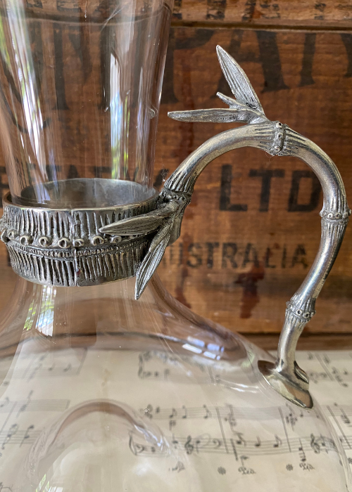 Decanter - Bamboo Style Handle