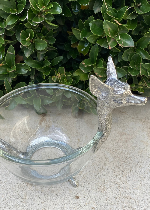 Fox Glass Bowl