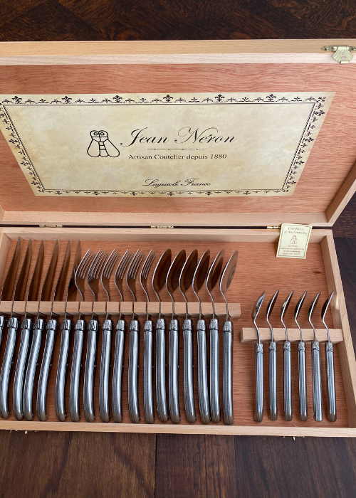 6 Setting Laguiole Jean Neron Cutlery Set