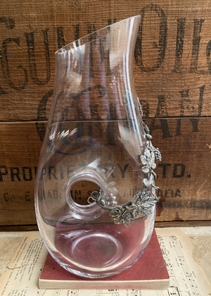 Decanter - Glass And Pewter