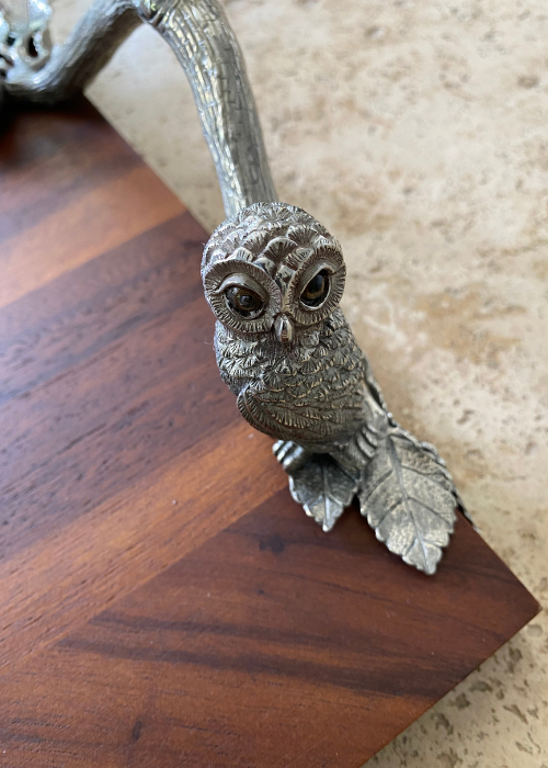 Cheese Board - Pear And Owl