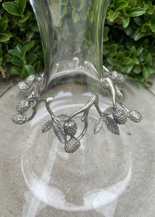 Decanter - Pewter Raspberries