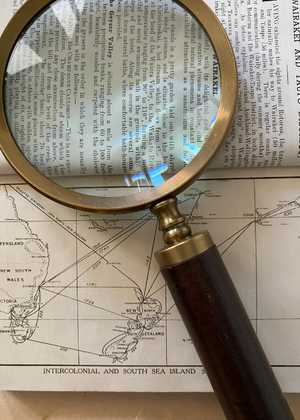 Magnifier - Brass And Leather