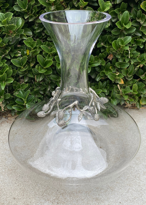 Decanter - Pewter Raspberries
