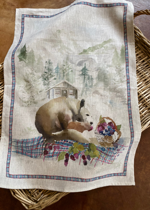Tea Towel - Bear