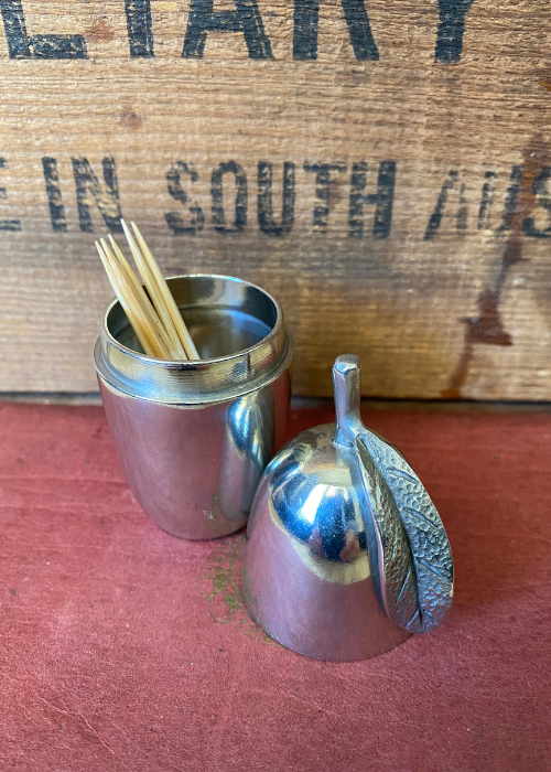 Olive Tooth Pick Pot