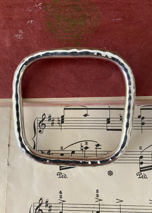 Bangle - Sterling Silver Square